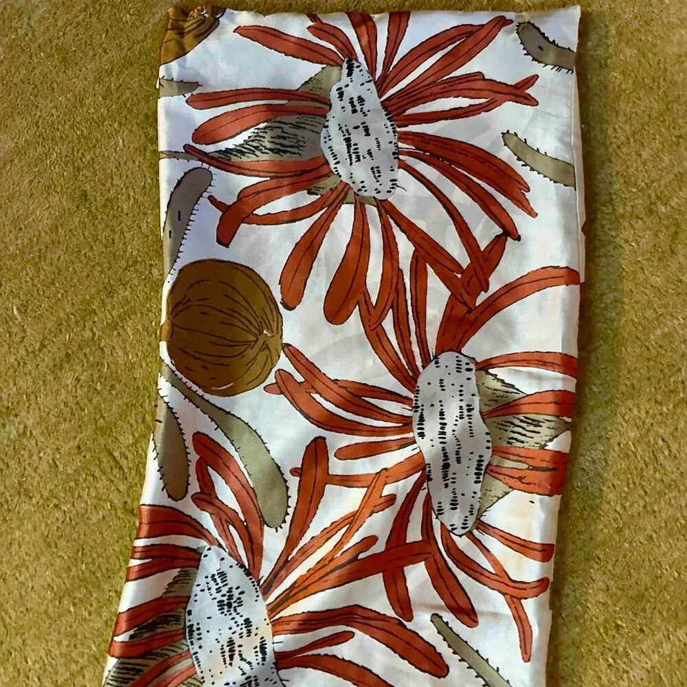 West Elm 100% Silk Pillowcase 20 x 11 inch for accent pillow